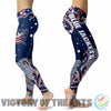 Great Summer With Wave Columbus Blue Jackets Leggings