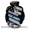 Proud Of American Stars Columbus Blue Jackets Hoodie
