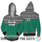 Simple Color Floral Dallas Stars Hoodie