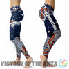 Great Summer With Wave Denver Broncos Leggings