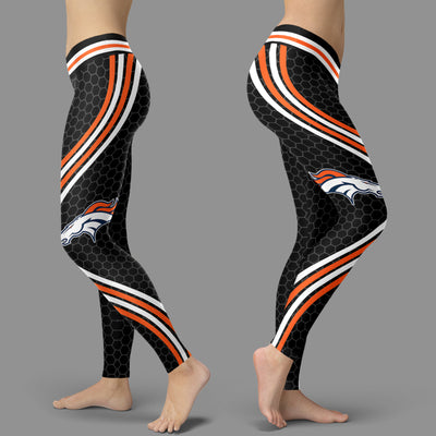 Black Venom Denver Broncos Leggings