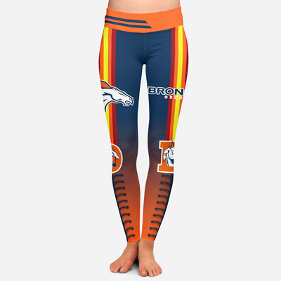 Cute Twins Logo Denver Broncos Leggings For Fans