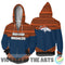 Simple Color Floral Denver Broncos Hoodie