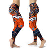 Boho Denver Broncos Leggings With Fantastic Art