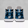 Simple Camo Logo Detroit Lions Jordan Sneakers