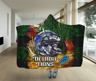 Pro Shop Detroit Lions Home Field Advantage Hooded Blanket