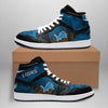 Simple Camo Logo Detroit Lions Jordan Sneakers