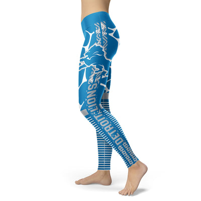 Cool Air Lighten Attractive Kind Detroit Lions Leggings