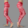 Cosy Seamless Border Wonderful Detroit Red Wings Leggings