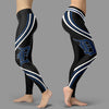 Black Venom Detroit Tigers Leggings