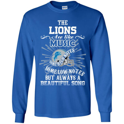 The Detroit Lions Are Like Music T Shirt