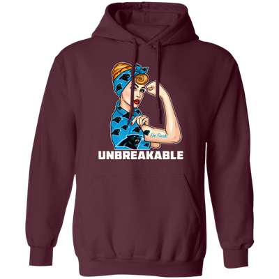 Beautiful Girl Unbreakable Go Carolina Panthers T Shirt