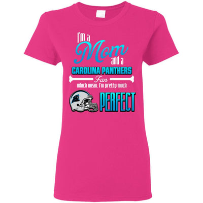 Cool Pretty Perfect Mom Fan Carolina Panthers T Shirt