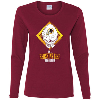 Washington Redskins Girl Win Or Lose T Shirts