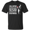 I Will Support Everywhere Houston Cougars T Shirts