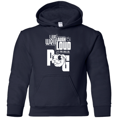 Live Well Laugh Loud Play With My Pug T Shirts