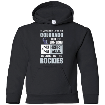 My Heart And My Soul Belong To The Colorado Rockies T Shirts