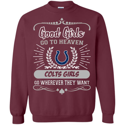 Good Girls Go To Heaven Indianapolis Colts Girls T Shirts