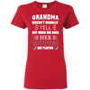 Grandma Doesn't Usually Yell Arizona Coyotes T Shirts