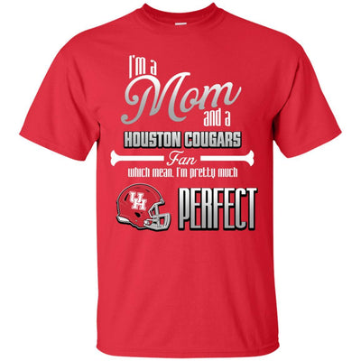 Cool Pretty Perfect Mom Fan Houston Cougars T Shirt