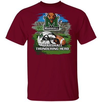 Special Logo Marshall Thundering Herd Home Field Advantage T Shirt