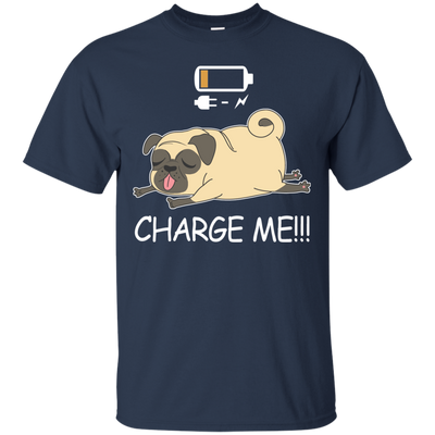 Interesting Black Presents For Collection Pug T Shirts Charge Me