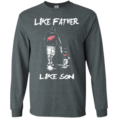 Happy Like Father Like Son Detroit Red Wings T Shirts