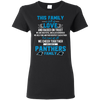 We Are A Carolina Panthers Family T Shirt