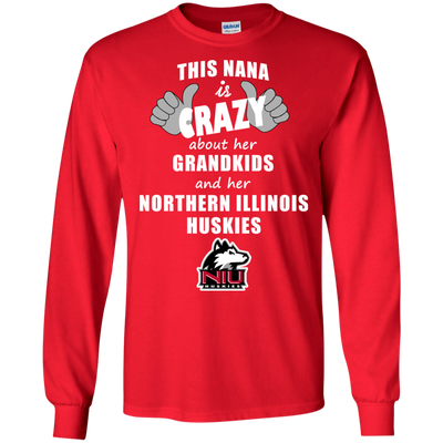 This Nana Is Crazy About Her Grandkids And Her Northern Illinois Huskies T Shirts