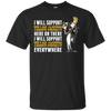 I Will Support Everywhere Georgia Tech Yellow Jackets T Shirts