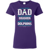 Proud Of Dad Of An Awesome Daughter Miami Dolphins T Shirts