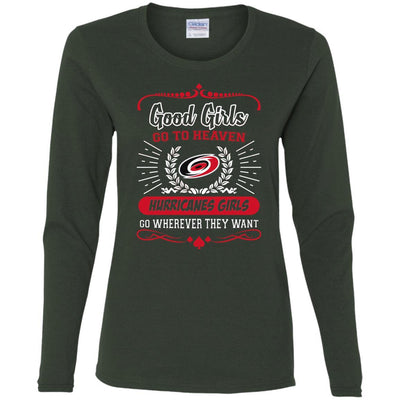 Good Girls Go To Heaven Carolina Hurricanes Girls T Shirts