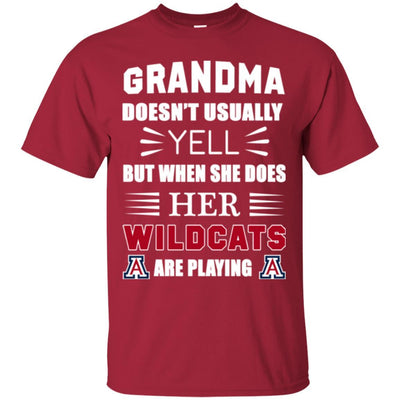 Grandma Doesn't Usually Yell Arizona Wildcats T Shirts