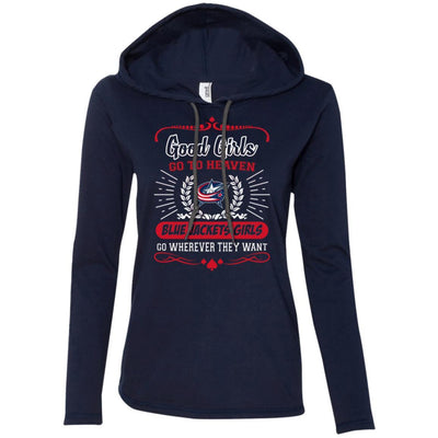 Good Girls Go To Heaven Columbus Blue Jackets Girls T Shirts