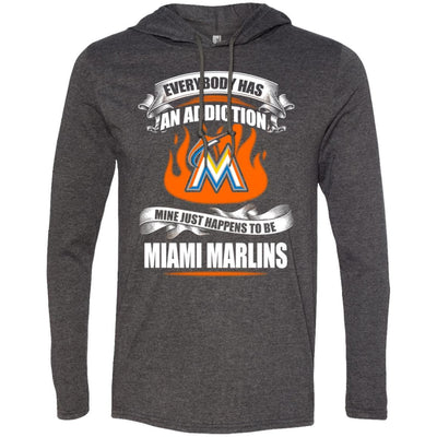 Everybody Has An Addiction Mine Just Happens To Be Miami Marlins T Shirt