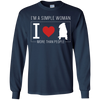 I'm A Simple Woman - Pug T Shirts