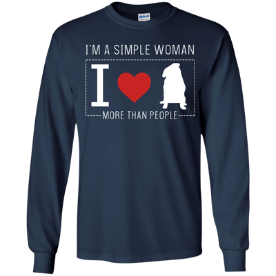 I'm A Simple Woman - Pug T Shirts