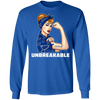 Beautiful Girl Unbreakable Go St. Louis Blues T Shirt