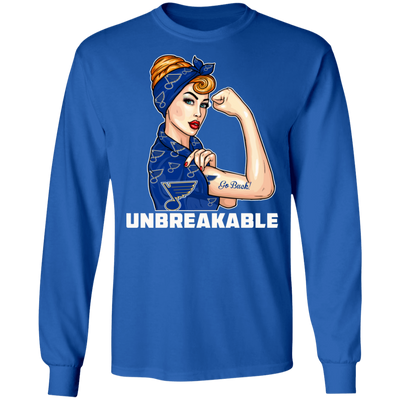 Beautiful Girl Unbreakable Go St. Louis Blues T Shirt