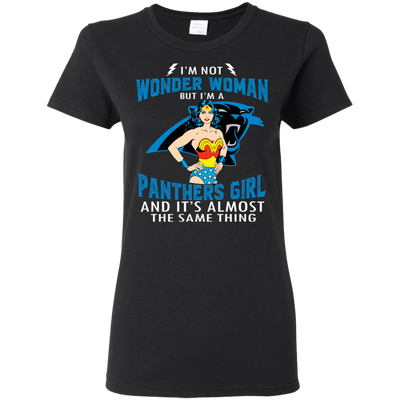 I'm Not Wonder Woman Carolina Panthers T Shirts