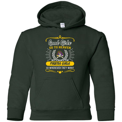 Good Girls Go To Heaven East Carolina Pirates Girls T Shirts