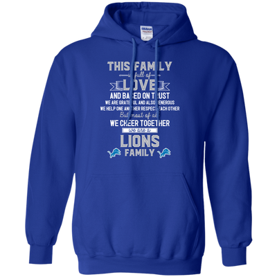 We Are A Detroit Lions Family T Shirt