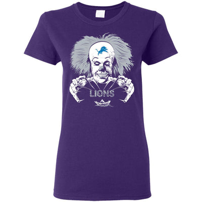 IT Horror Movies Detroit Lions T Shirts