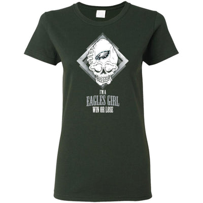 Philadelphia Eagles Girl Win Or Lose T Shirts