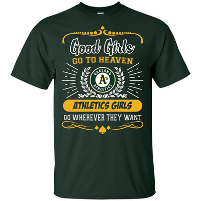 Good Girls Go To Heaven Oakland Athletics Girls T Shirts