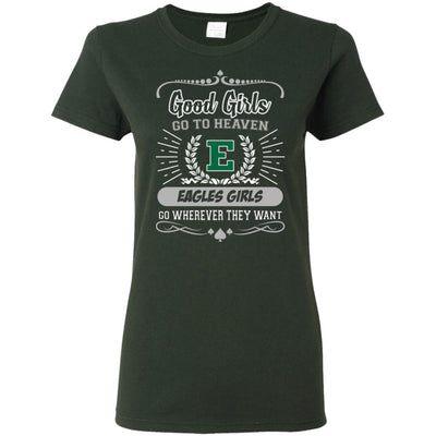 Good Girls Go To Heaven Eastern Michigan Eagles Girls T Shirts