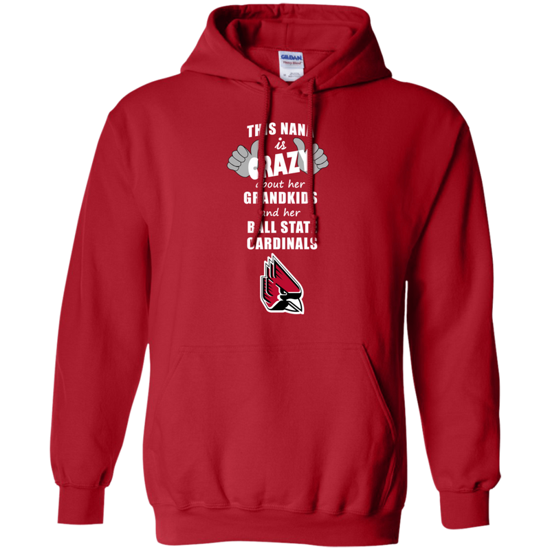 This Nana Is Crazy About Her Grandkids And Her Ball State Cardinals T Shirts
