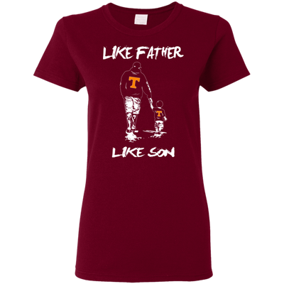 Happy Like Father Like Son Tennessee Volunteers T Shirts