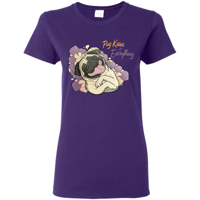 Pug Kisses Fix Everything T Shirts