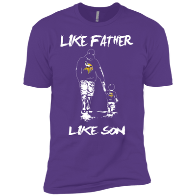 Happy Like Father Like Son Minnesota Vikings T Shirts